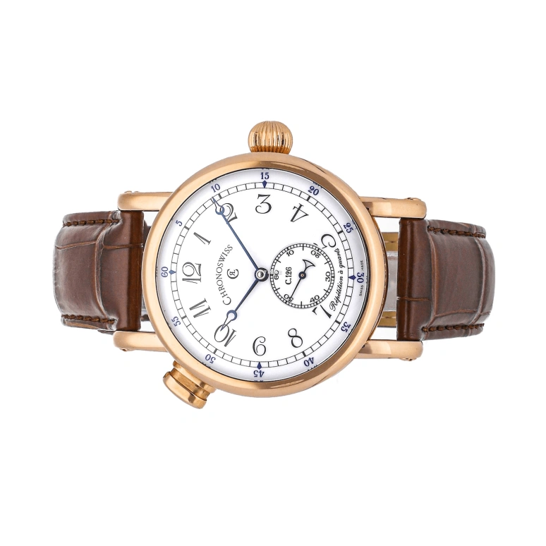 Chronoswiss,Sirius 40mm,40mm,Rose Gold,White,Automatic,35hours,In-house Caliber,CH,CH-1641R