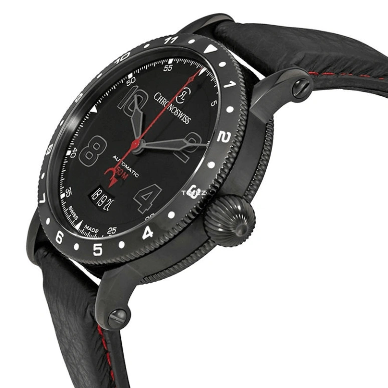 Chronoswiss,Timemaster 41mm,41mm,Stainless Steel,Black,Automatic,Day,38hours,CH,CH-2735-AZ