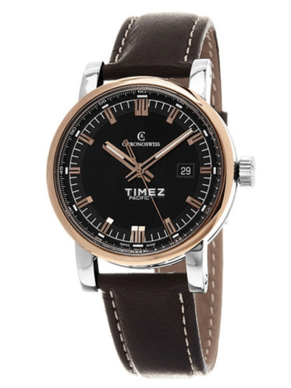 Chronoswiss,Pacific 43mm,43mm,Rose Gold,Black,Automatic,Day,Big Date,CH 2882 BR bk