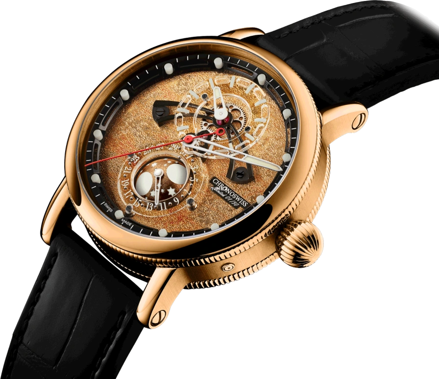 Chronoswiss,Space Timer 44mm,44mm,Red Gold,Pink Gold,Gold,Automatic,Day,42hours,CH,CH-9341.2-CUBK