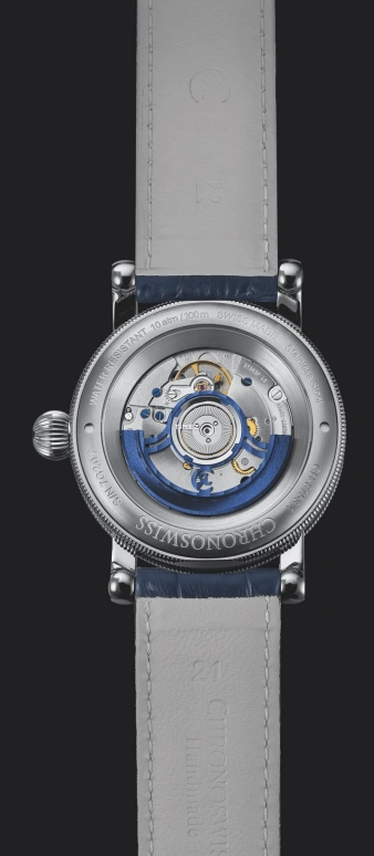 Chronoswiss,Open Gear 41mm,41mm,Stainless Steel,Silver,Automatic,42hours,In-house Caliber,CH,CH-8753.1-SIBLB