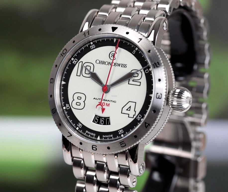 Chronoswiss,Timemaster 41mm,41mm,Stainless Steel,White,Automatic,Day,42hours,CH,CH-2733-LU