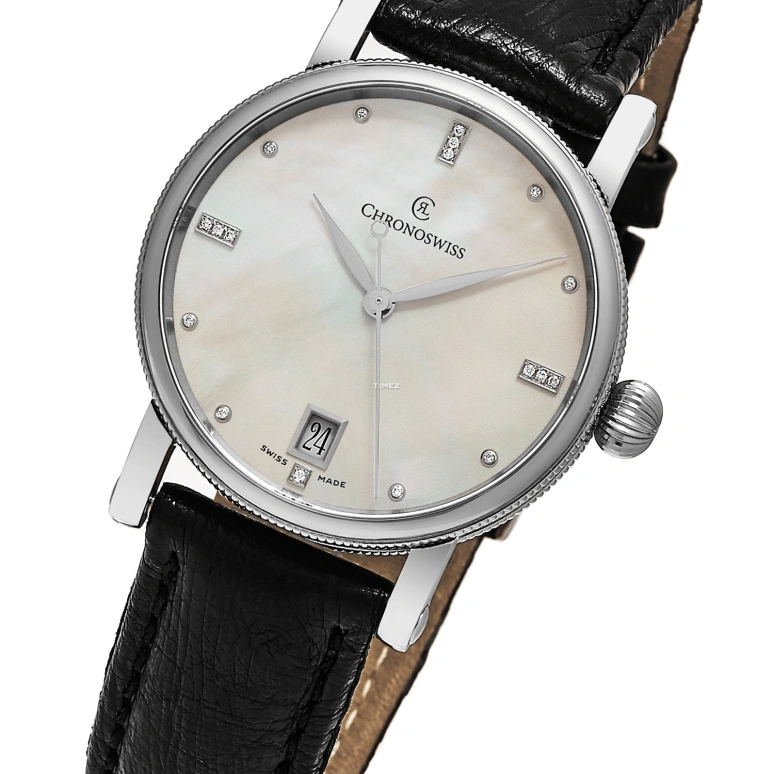 Chronoswiss,Sirius 34mm,34mm,Stainless Steel,White,Automatic,Day,42hours,CH,CH-8923-MP