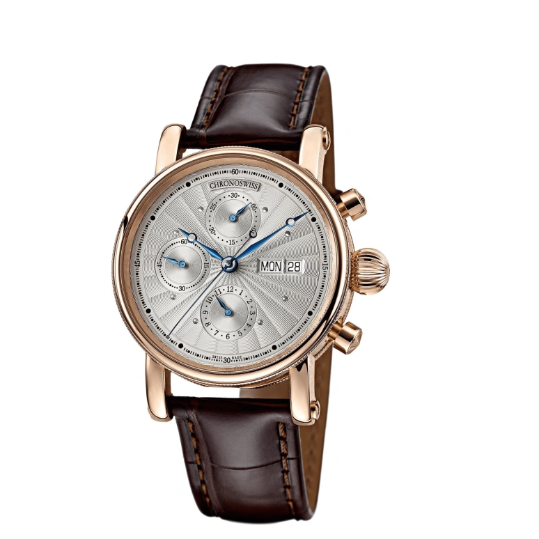 Chronoswiss,Sirius 42mm,42mm,Rose Gold,Grey,Automatic,Chronograph,Date,Day,CH,CH-7541KR