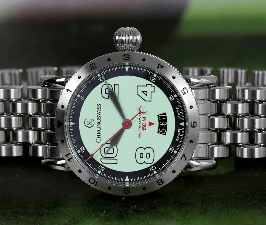 Chronoswiss,Timemaster 41mm,41mm,Stainless Steel,White,Automatic,Day,42hours,CH,CH-2733-LU