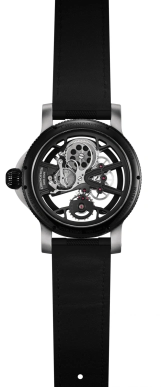 Chronoswiss,Skeltec 45mm,45mm,Stainless Steel,Skeleton,Handwound,In-house Caliber,Sapphire,CH,CH-3714-BK