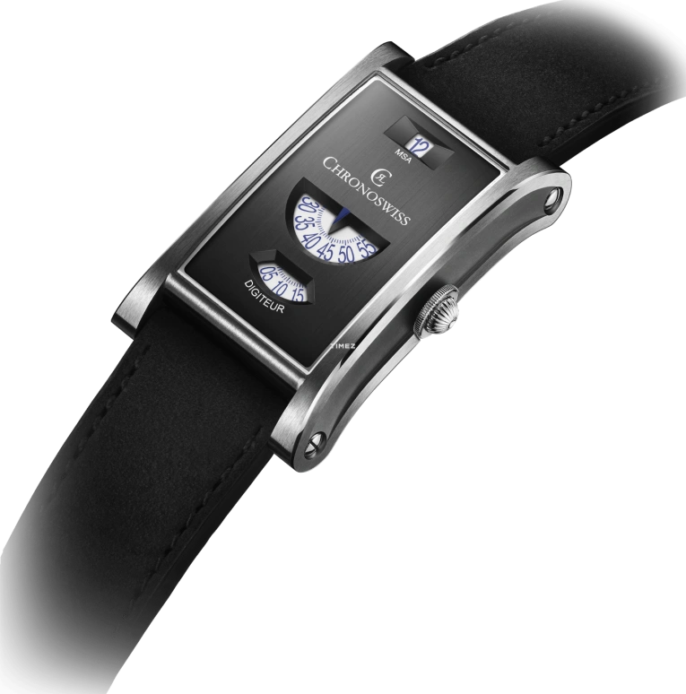 Chronoswiss,Neo Digiteur 48x30mm,48x30mm,Stainless Steel,Black,Handwound,Jumping Hours,48hours,CH,CH-1373.2-ANSI
