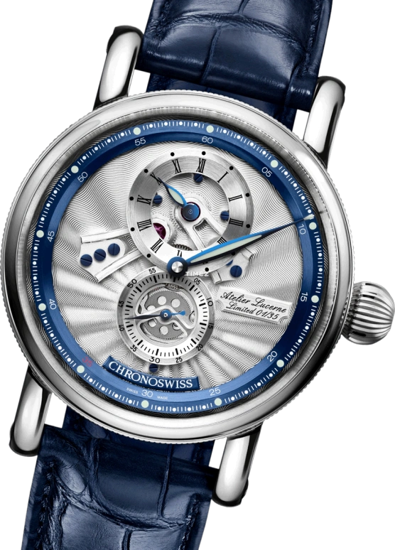 Chronoswiss,Open Gear 41mm,41mm,Stainless Steel,Silver White,Automatic,42hours,In-house Caliber,CH,CH-8753-SIBL