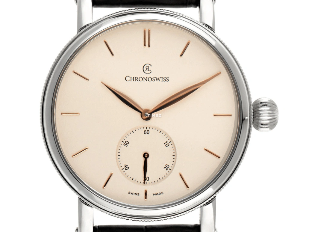 Chronoswiss,Heritage 40mm,40mm,Stainless Steel,White,Automatic,In-house Caliber,Sapphire,Crystal Glass,CH,CH-8023