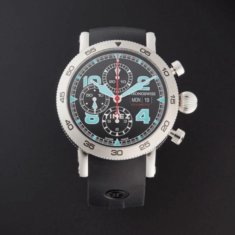 Chronoswiss,Timemaster 44mm,44mm,Stainless Steel,Black,Automatic,Chronograph,Date,Day,CH,CH-9043-DB