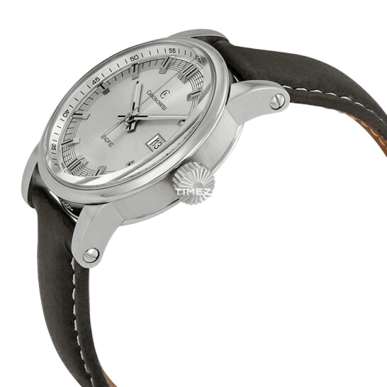 Chronoswiss,Pacific 40mm,40mm,Stainless Steel,White,Automatic,Day,42hours,CH,CH-2883-SI