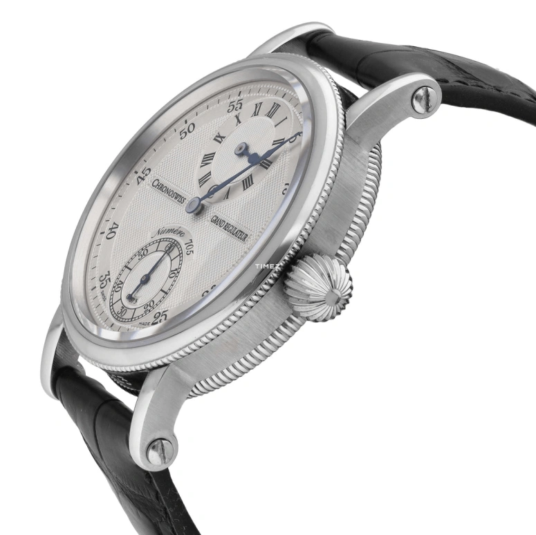 Chronoswiss,Sirius 40mm,40mm,Stainless Steel,Silver White,Handwound,46hours,In-house Caliber,CH,CH-6723