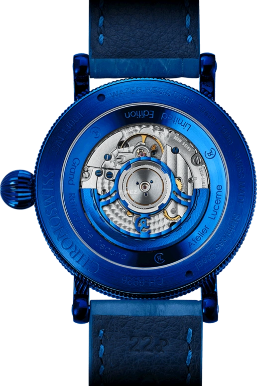 Chronoswiss,Open Gear 44mm,44mm,Stainless Steel,Blue,Automatic,Retrograde,42hours,CH,CH-6926-BLBL