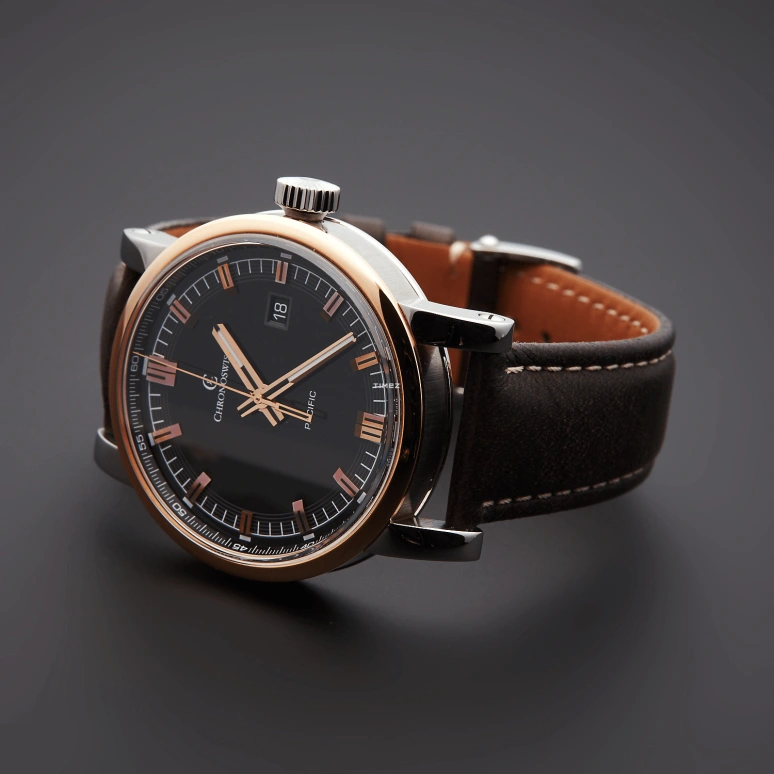 Chronoswiss,Pacific 43mm,43mm,Rose Gold,Black,Automatic,Day,Big Date,CH 2882 BR bk