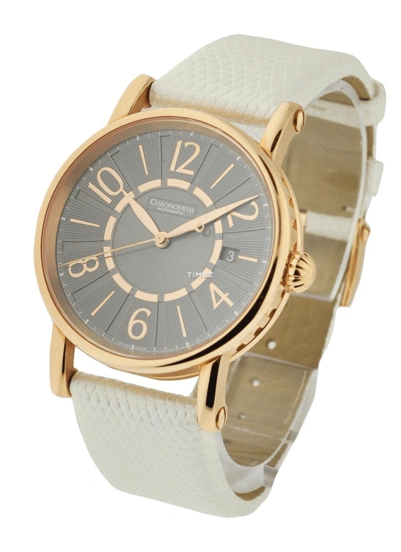 Chronoswiss,Classic 38mm,38mm,Rose Gold,Black,Grey,Automatic,Day,42hours,CH2821 LL R CL si