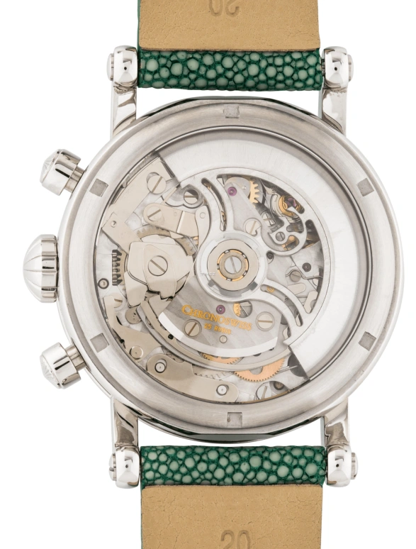 Chronoswiss,Classic 38mm,38mm,Stainless Steel,Silver White,Automatic,Chronograph,Day,CH7523 LL CL si