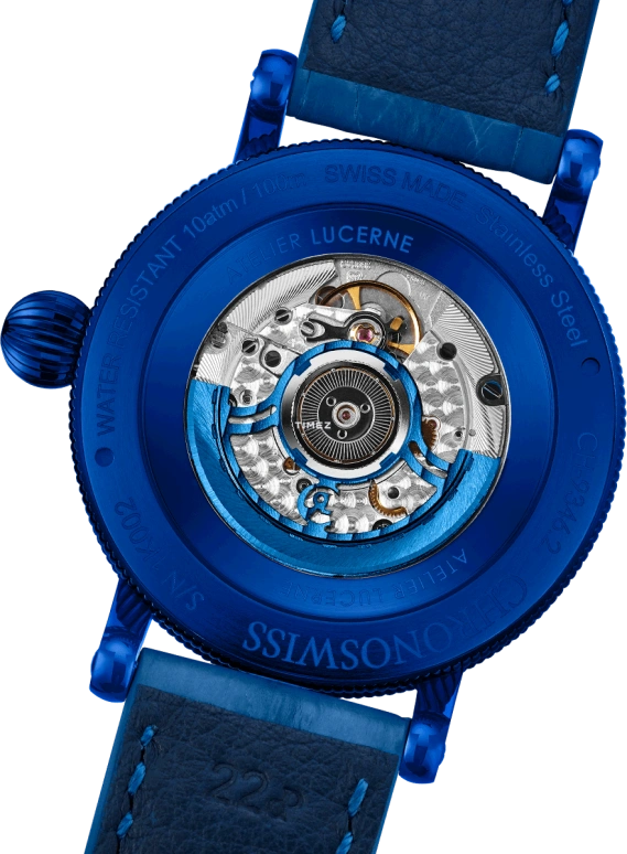 Chronoswiss,Space Timer 44mm,44mm,Stainless Steel,Multi-Color,Blue,Pink Gold,Gold,Automatic,Day,42hours,CH,CH-9346.2-BLBL
