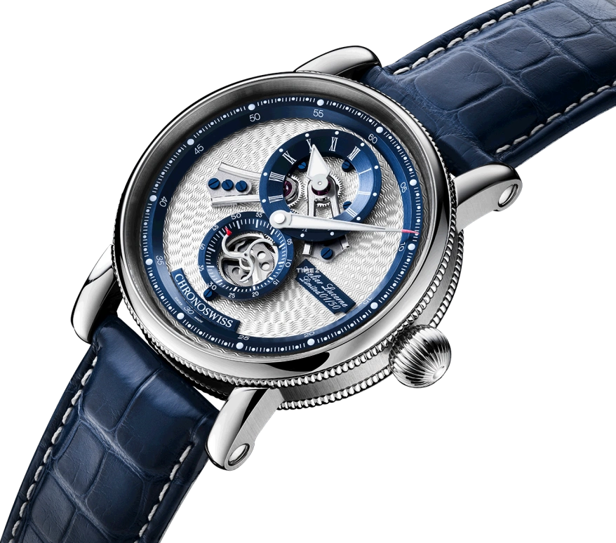 Chronoswiss,Open Gear 41mm,41mm,Stainless Steel,Silver,Automatic,42hours,In-house Caliber,CH,CH-8753.1-SIBLB