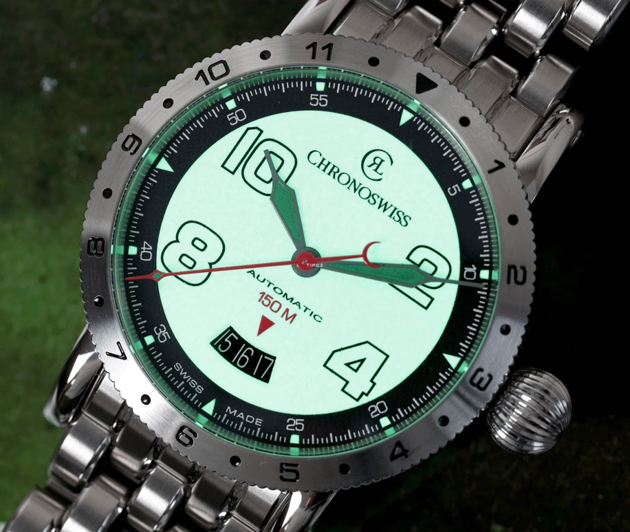 Chronoswiss,Timemaster 41mm,41mm,Stainless Steel,White,Automatic,Day,42hours,CH,CH-2733-LU