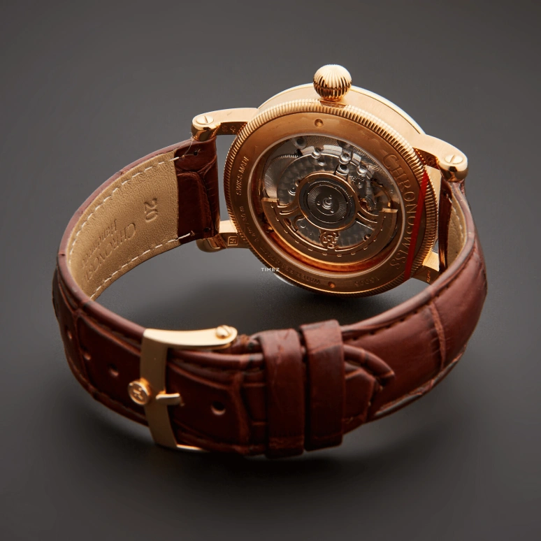 Chronoswiss,Heritage 40mm,40mm,Rose Gold,White,Automatic,Jumping Hours,跳分,CH,CH-8321RD-SIDSI