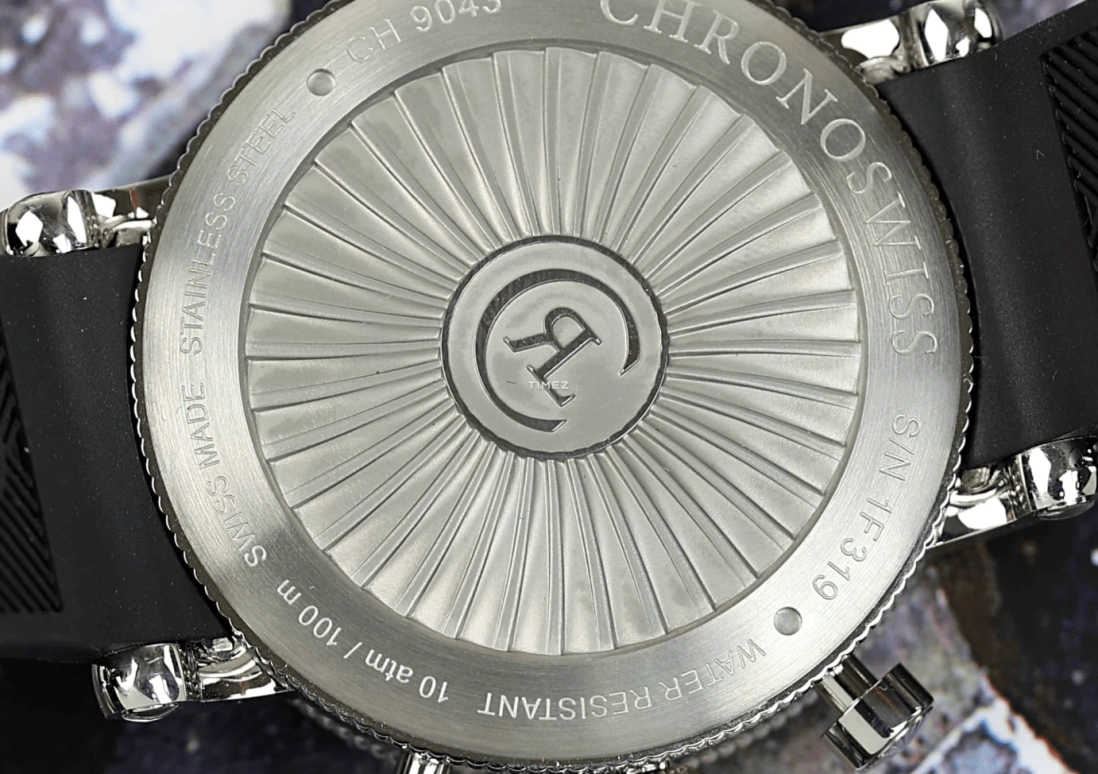 Chronoswiss,Timemaster 44mm,44mm,Stainless Steel,Black,Skeleton,Automatic,Chronograph,Day,CH,CH-9043S-BK