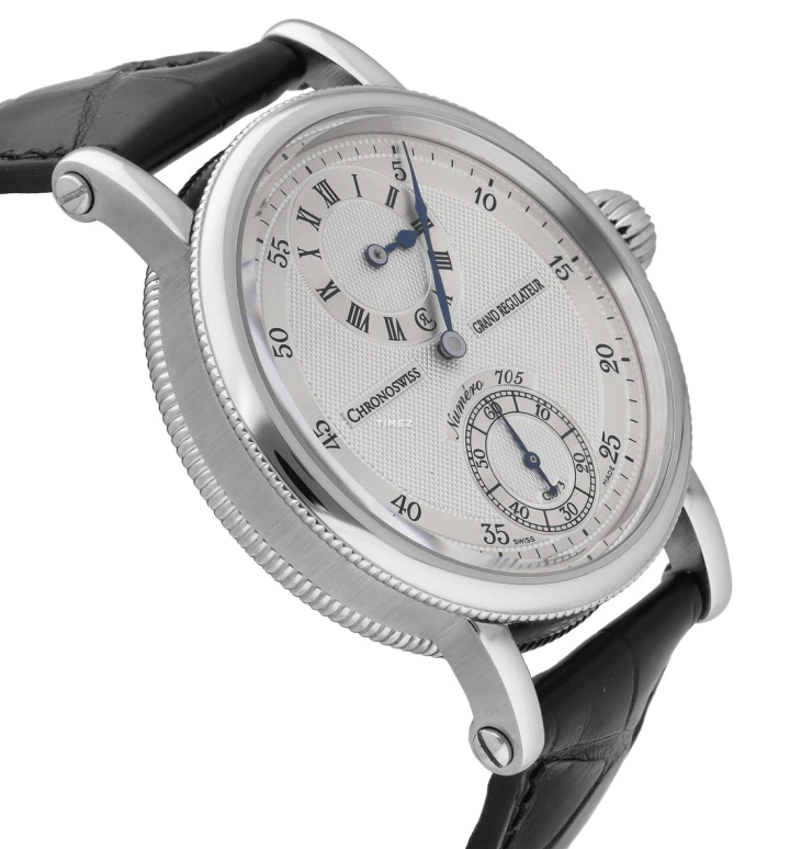 Chronoswiss,Sirius 40mm,40mm,Stainless Steel,Silver White,Handwound,46hours,In-house Caliber,CH,CH-6723