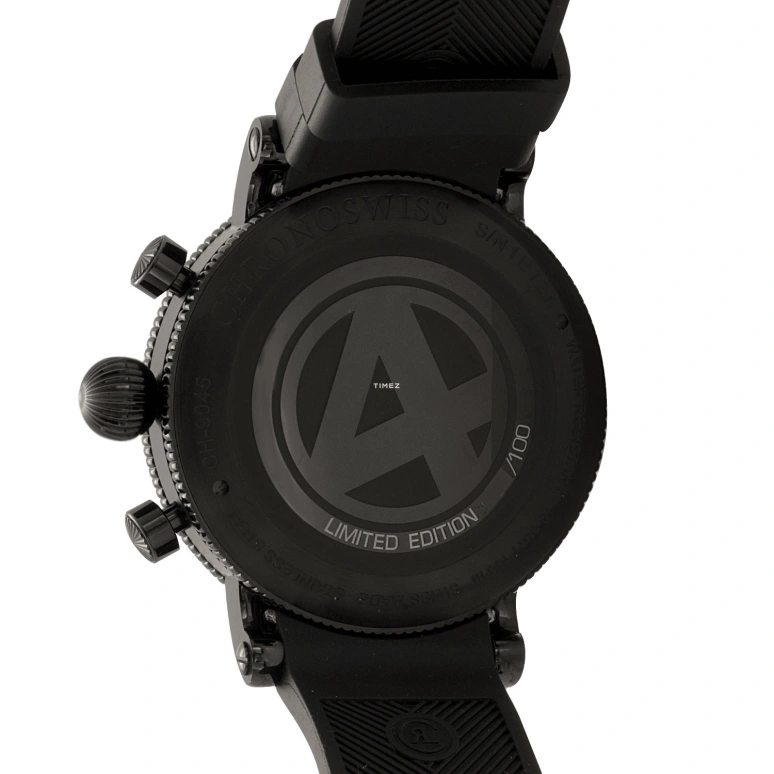 Chronoswiss,Sirius 44mm,44mm,Stainless Steel,Black,Automatic,Chronograph,Date,Day,CH,CH-9045-F4