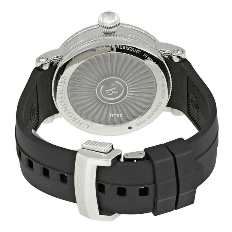 Chronoswiss,Timemaster 44mm,44mm,Stainless Steel,Blue,Automatic,Day,Power Reserve Indicator,CH,CH-3563.1