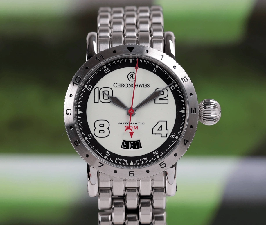 Chronoswiss,Timemaster 41mm,41mm,Stainless Steel,White,Automatic,Day,42hours,CH,CH-2733-LU