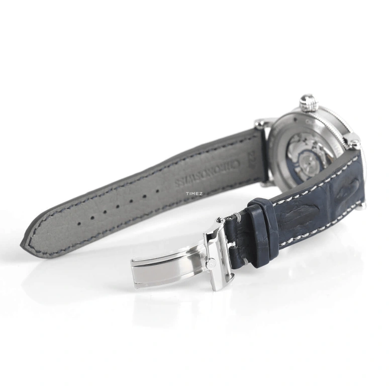 Chronoswiss,Open Gear 44mm,44mm,Stainless Steel,Silver,Grey,Automatic,Retrograde,42hours,CH,CH-6923-SIBL