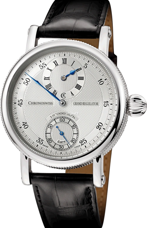 Chronoswiss,Sirius 40mm,40mm,Stainless Steel,Silver White,Handwound,46hours,In-house Caliber,CH,CH-6723