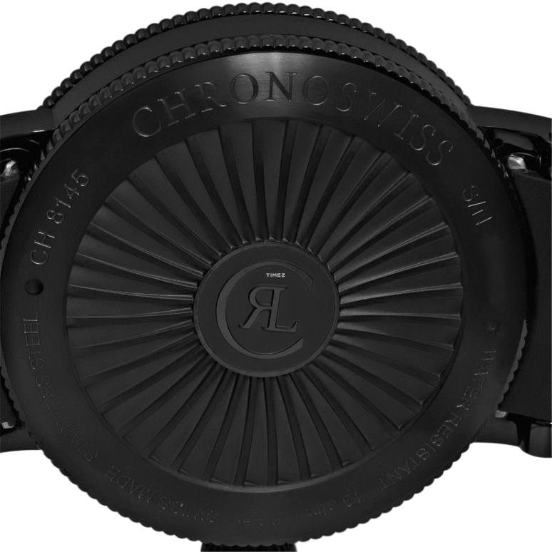 Chronoswiss,Timemaster 44mm,44mm,Stainless Steel,Black,Automatic,Date,Big Date,Retrograde,CH,CH-8145-BK