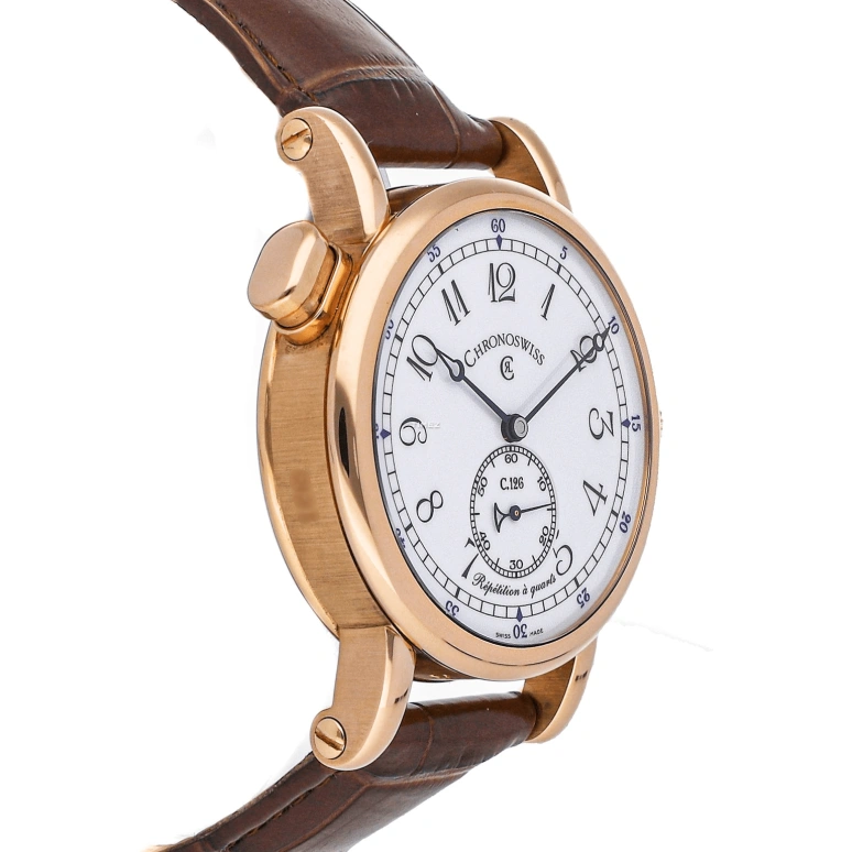Chronoswiss,Sirius 40mm,40mm,Rose Gold,White,Automatic,35hours,In-house Caliber,CH,CH-1641R