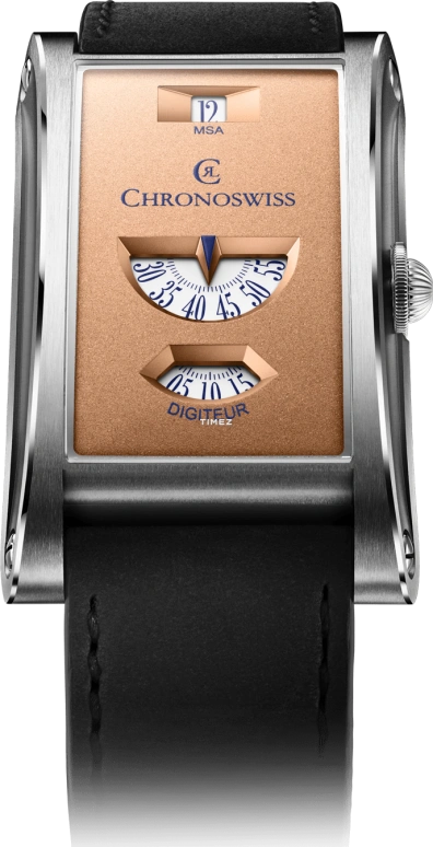 Chronoswiss,Neo Digiteur 48x30mm,48x30mm,Stainless Steel,Rose Gold,Handwound,Jumping Hours,48hours,CH,CH-1373.2-ROSI