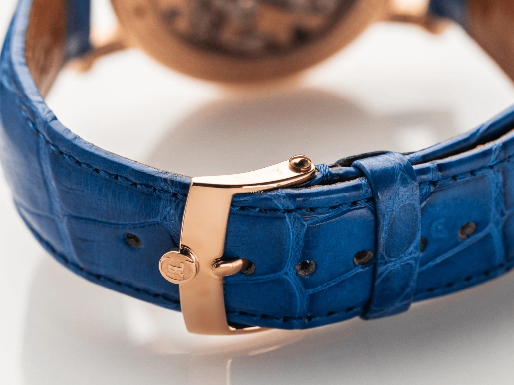 Chronoswiss,Artist 40mm,40mm,Rose Gold,Blue,Handwound,48hours,In-house Caliber,CH,CH-6421.1RE2-BL