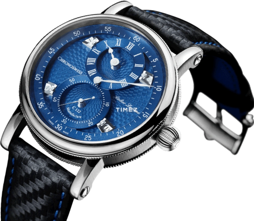 Chronoswiss,Heritage 40mm,40mm,Stainless Steel,Blue,Automatic,45hours,In-house Caliber,CH,CH-1243.3-BLBL
