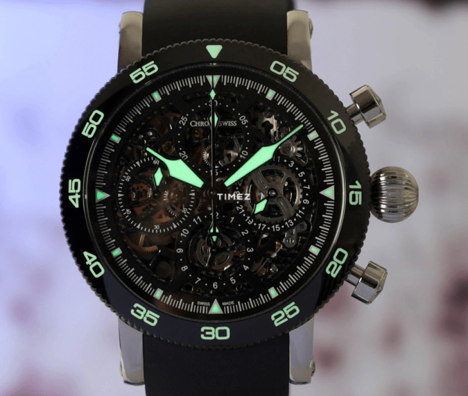 Chronoswiss,Sirius 44mm,44mm,Stainless Steel,Black,Skeleton,Automatic,Chronograph,Day,CH,CH-9043SB-BK