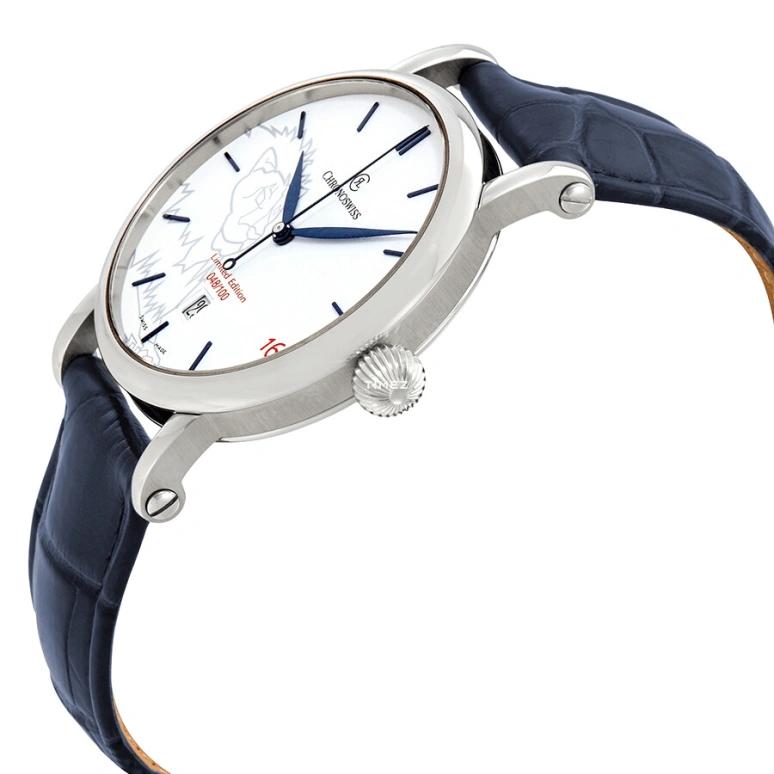 Chronoswiss,Sirius 40mm,40mm,Stainless Steel,White,Automatic,Day,42hours,CH,CH-2893-LE