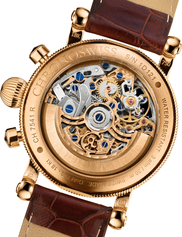 Chronoswiss,Sirius 41mm,41mm,Red Gold,White,Rose Gold,Automatic,Chronograph,Day,CH,CH-7541SR