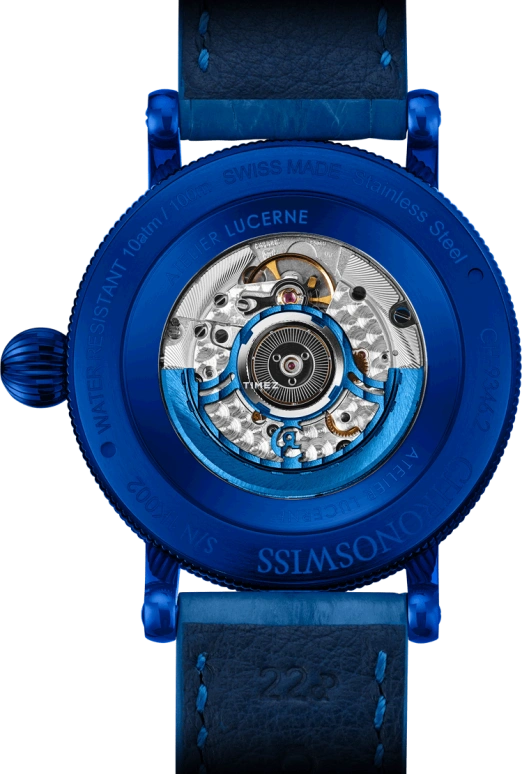 Chronoswiss,Space Timer 44mm,44mm,Stainless Steel,Multi-Color,Blue,Pink Gold,Gold,Automatic,Day,42hours,CH,CH-9346.2-BLBL