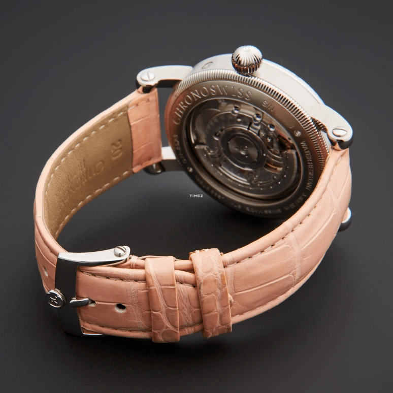 Chronoswiss,Sirius 40mm,40mm,Stainless Steel,White,Automatic,Moonphase,Day,CH,CH-8523D-MP