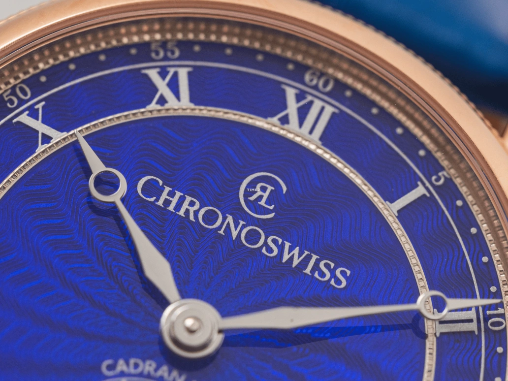 Chronoswiss,Artist 40mm,40mm,Rose Gold,Blue,Handwound,48hours,In-house Caliber,CH,CH-6421.1RE2-BL