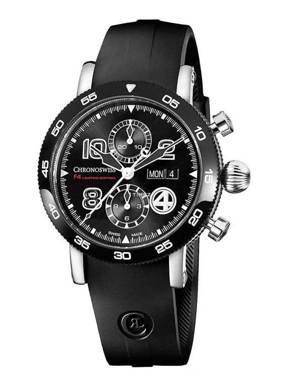 Chronoswiss,Sirius 44mm,44mm,Stainless Steel,Black,Automatic,Chronograph,Date,Day,CH,CH-9045-F4