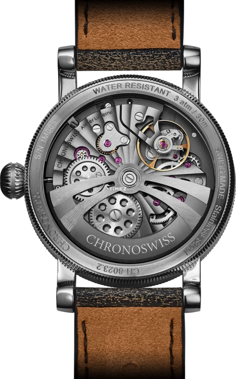 Chronoswiss,Small Second 40mm,40mm,Stainless Steel,Salmon,Automatic,55hours,In-house Caliber,CH,CH-8023.2-BRSI