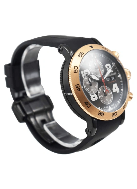 Chronoswiss,Sirius 44mm,44mm,Stainless Steel,Black,Automatic,Chronograph,Date,Day,CH,CH-9045R