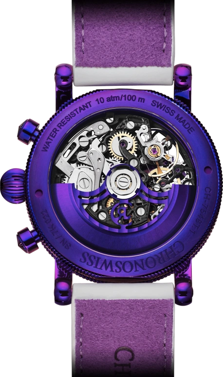 Chronoswiss,Opus 41mm,41mm,Titanium,Purple,Automatic,Chronograph,Day,CH,CH-7548T.1S-PU