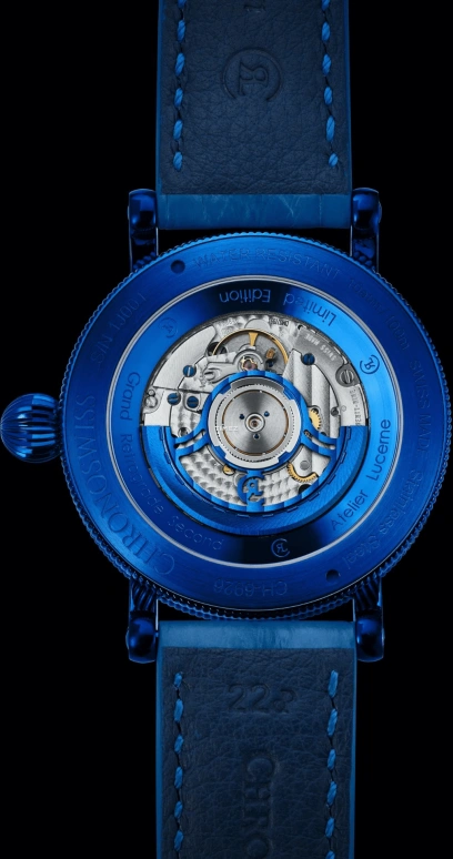 Chronoswiss,Open Gear 44mm,44mm,Stainless Steel,Blue,Automatic,Retrograde,42hours,CH,CH-6926-BLGO