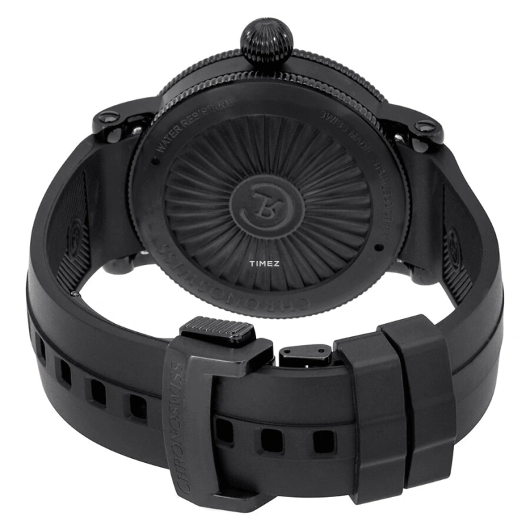 Chronoswiss,Sirius 44mm,44mm,Stainless Steel,Black,Automatic,Day,Power Reserve Indicator,CH,CH-3535.1