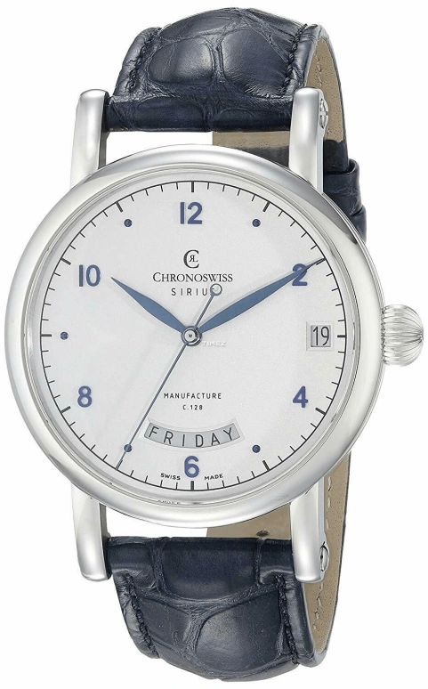 Chronoswiss,Sirius 40mm,40mm,Stainless Steel,White,Automatic,Date,Day,CH,CH-1923-BL