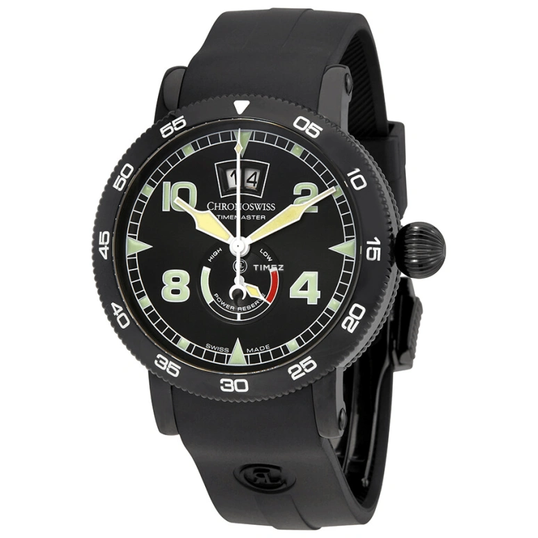 Chronoswiss,Sirius 44mm,44mm,Stainless Steel,Black,Automatic,Day,Power Reserve Indicator,CH,CH-3535.1